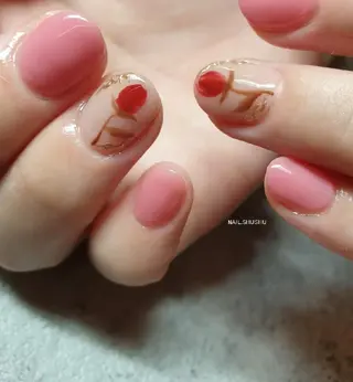 ネイル 3dパーツ/流行り 👧shushu❤️のネイルデザイン