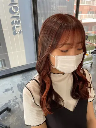 カラー 顔まわり/W カラー/リョウのヘアスタイル