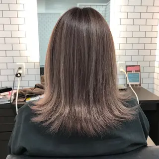 ミディアム GENDER hair &eyeのヘアスタイル