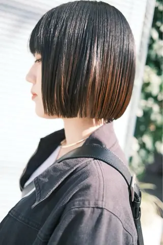 ショート カラー パーマ ショートボブ髪質改善 縮毛矯正のプロ山道潤のヘアスタイル