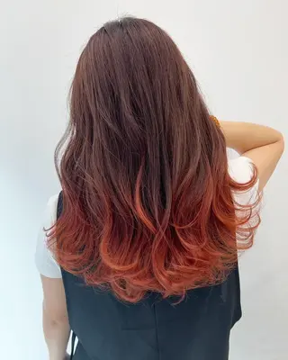ロング カラー 【公式】amble luxe池袋東口🩷のヘアスタイル