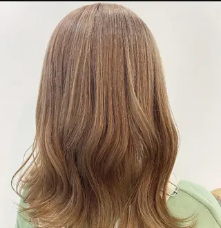 セミロング 森貴裕/ベージュ/ パーマ/オリーブのヘアスタイル