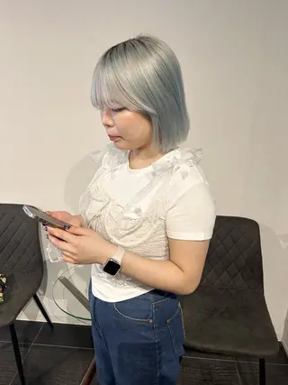 ショート カラー hinano ヒナノのヘアスタイル