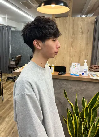 メンズ 登 愛のヘアスタイル