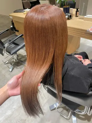 ロング カラー 渡部 円のヘアスタイル