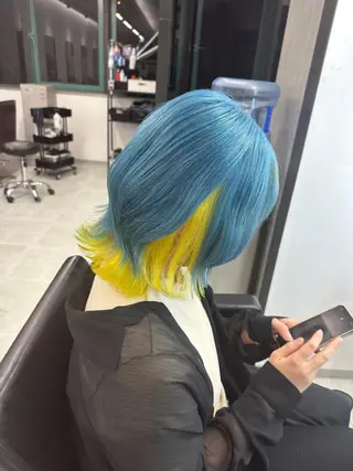 セミロング カラー JILL by GiseL/天神のヘアスタイル