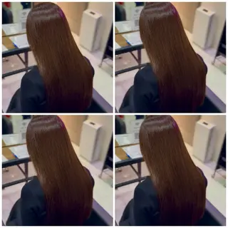 ロング カラー 髪質改善 艶髪矯正 エクステ かいり✂️のヘアスタイル