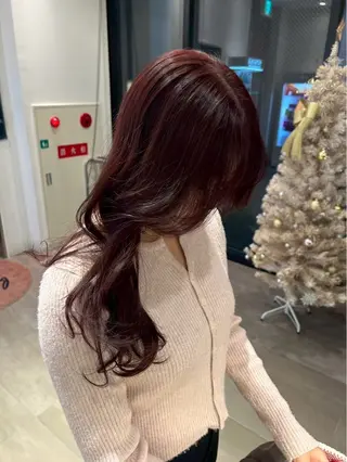 カラー まほ/ あべの/braceのヘアスタイル