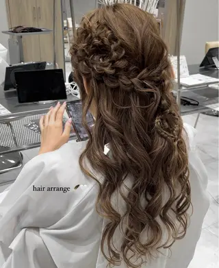 ロング バレイヤージュ/ヘア アレンジ/shionのヘアスタイル
