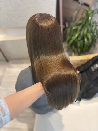 カラー ブリーチカラー/ maru🩵💚のヘアスタイル