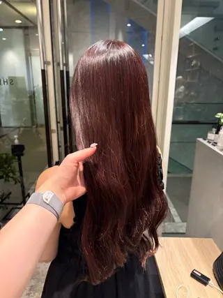 ロング カラー SHEA /縮毛矯正 イソダハルカのヘアスタイル