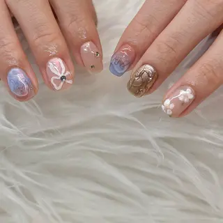 ネイル 新井 ひなののネイルデザイン