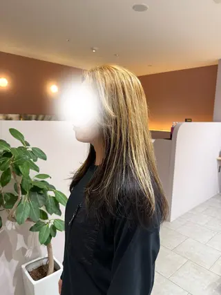 ロング RosierBlue 工藤のヘアスタイル