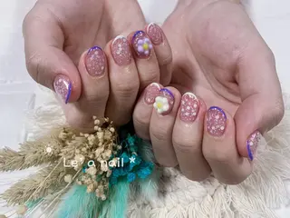 ショート カラー ネイル Le’a NailSalonのネイルデザイン