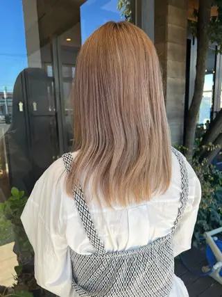 セミロング カラー 渋谷/フェザー/ 毛流れ/竹内凌のヘアスタイル
