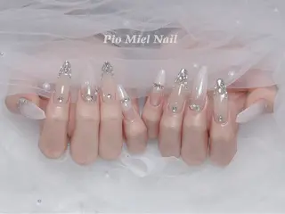 ネイル HANA 長さだしのネイルデザイン