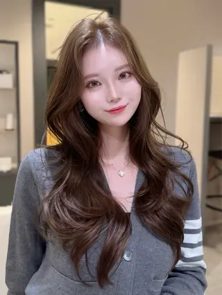 ロング 並河佳祐/レディース 限定／韓国ヘア✨のヘアスタイル