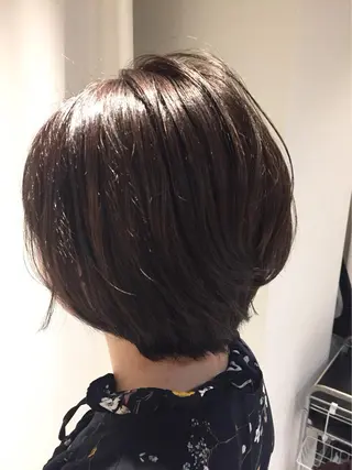 ショート カラー ヘアアレンジ レイヤー×ヘッドスパ *保田遥*のヘアスタイル