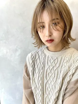 ミディアム MEGU💓艶髪 レイヤー💓韓国風のヘアスタイル