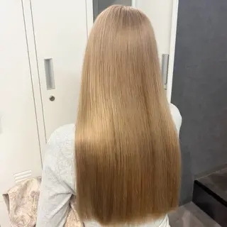 ロング anju/大阪/ ハイトーン/心斎橋のヘアスタイル