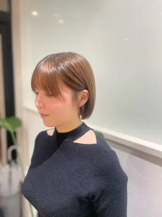 ショート ボブ/艶髪 soleilrukaのヘアスタイル