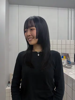 セミロング 関 京磨のヘアスタイル