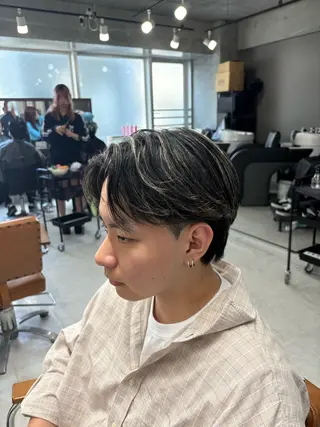 カラー パーマ メンズ メンズパーマ特化 園田　楓莉のヘアスタイル