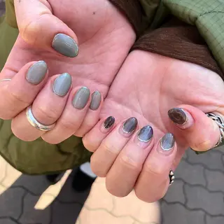 ロング カラー キッズ ネイル マツエク・マツパ 福田 加奈のネイルデザイン