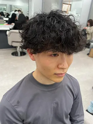 パーマ メンズ 🍐シャドウパーマ メンズ特化/守岡🍐のヘアスタイル