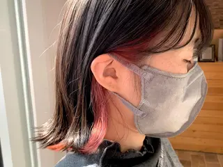 ミディアム 吉田 聡一のヘアスタイル