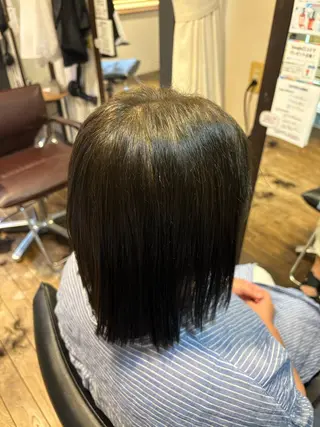 ミディアム カラー 奥山 和奏のヘアスタイル