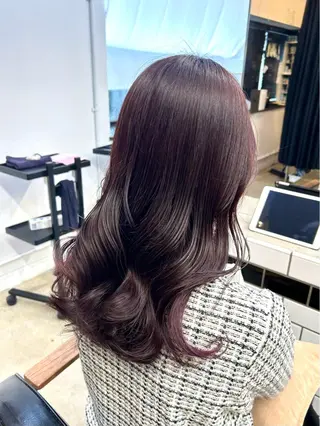 ロング カラー ヘアアレンジ 🎀暖色カラー🎀 ♡yurika♡のヘアスタイル