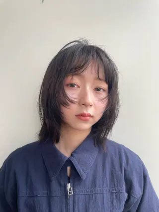 ミディアム 🎀レイヤー/パーマ カラー/ai🎀のヘアスタイル