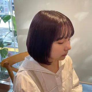 カラー ヘアアレンジ 𝙢𝙞𝙮𝙪🎀 girly hairのヘアスタイル