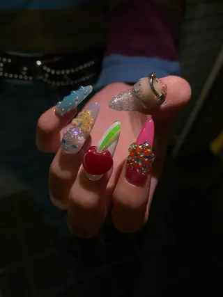 ネイル nano/きもかわ nail🐬🫧のネイルデザイン