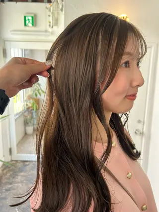 ロング コハル ブリーチモデル募集中のヘアスタイル