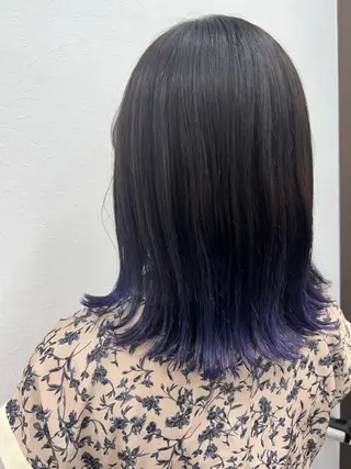 ミディアム カラー 鈴木 アメリのヘアスタイル