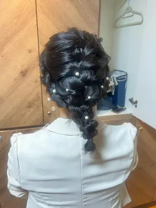 セミロング ヘアアレンジ Topstylist YUKIのヘアスタイル