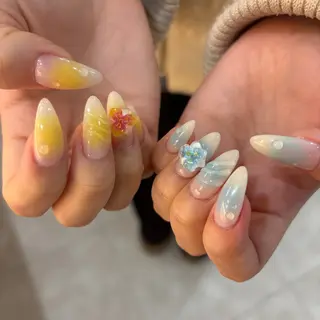 ネイル 栗田 ゆう子のネイルデザイン