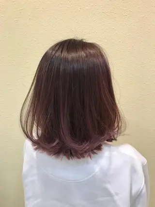 セミロング 中川 茜里のヘアスタイル