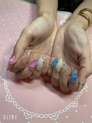 ミディアム ネイル 《LB》ラブリエ Nail&eyeのマツエク・マツパデザイン
