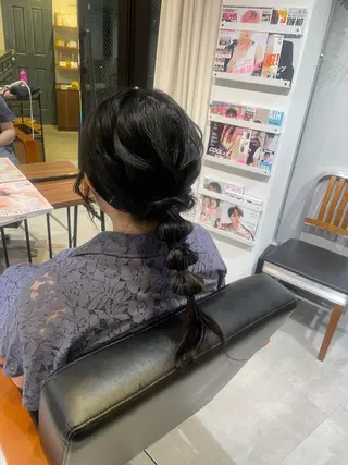 ロング ヘアアレンジ ・˚✧すずね˚✧* lucia(ルチア)のマツエク・マツパデザイン