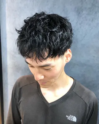 パーマ ヘアアレンジ メンズ メンズ特化✂️栗原 侑也のヘアスタイル