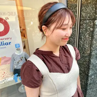 ショート カラー マンツーマン半個室 tamuraのヘアスタイル