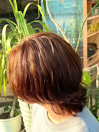 ミディアム カラー パーマ メンズ 谷口 悠生のヘアスタイル