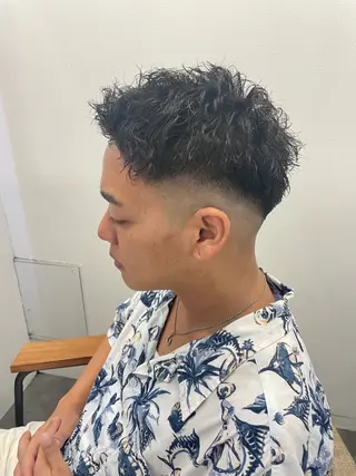 ショート パーマ ヘアアレンジ メンズ 🔥メンズ特化🔥 木村 祐太のヘアスタイル