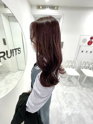 カラー 🪞official FRUITS渋谷🩰のヘアスタイル