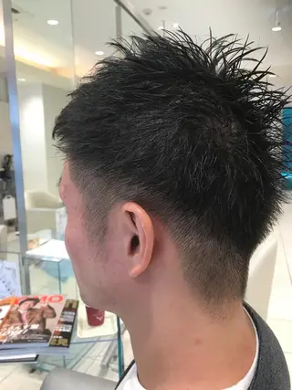 ショート カラー パーマ ヘアアレンジ メンズ キッズ ネイル マツエク・マツパ EnBlesS西宮 マンツーマン神道有基のヘアスタイル