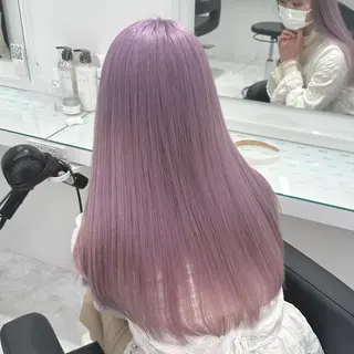 セミロング カラー ヘアアレンジ 縮毛矯正🤍 盛れるボブ/ひかりのヘアスタイル