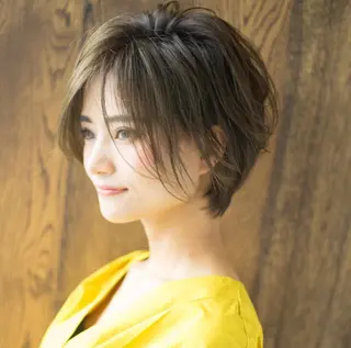 ショート 髪質改善くすみカラー 🍀/石川大輔のヘアスタイル